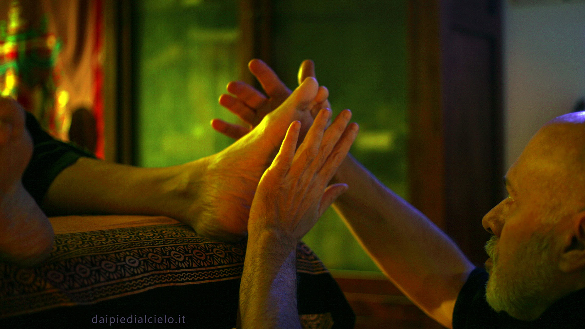 Trattamento di riflessologia plantare musicale