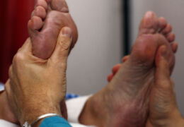 Trattamento di riflessologia plantare
