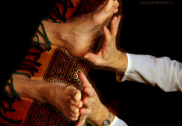 Aerial perspective foot reflexology, etheric body