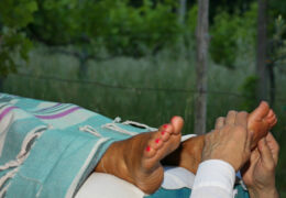 Trattamento di riflessologia plantare sui Colli Euganei